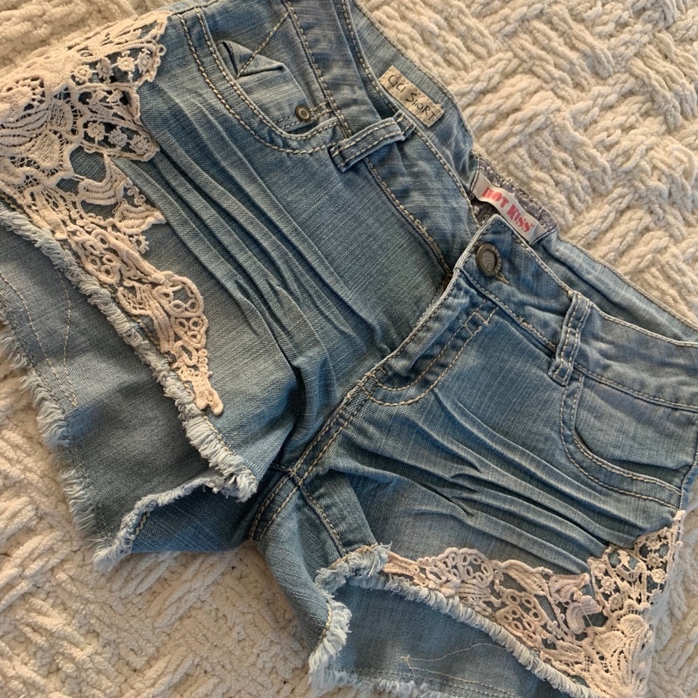 Hot Kiss Jean Shorts.